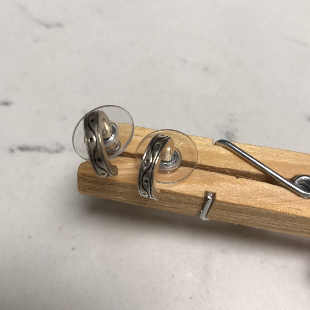 Small Silver Hoops - Picture 4 of 4